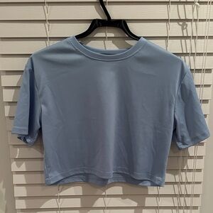 Women's Blue Crop Top